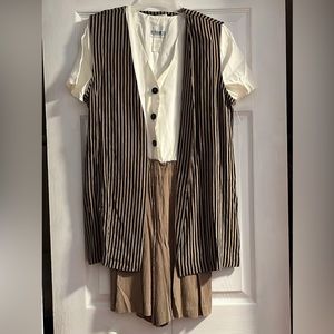 SOLD: Vintage Just in Thyme Romper & Vest Set